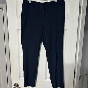 Ann Taylor Polka Dot Cropped Trousers